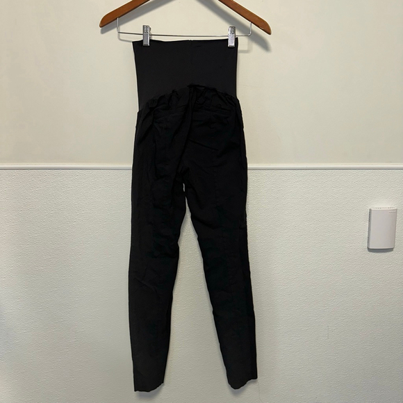 Women's Motherhood Maternity Pants Size Small Black Compression - Picture 9 of 11